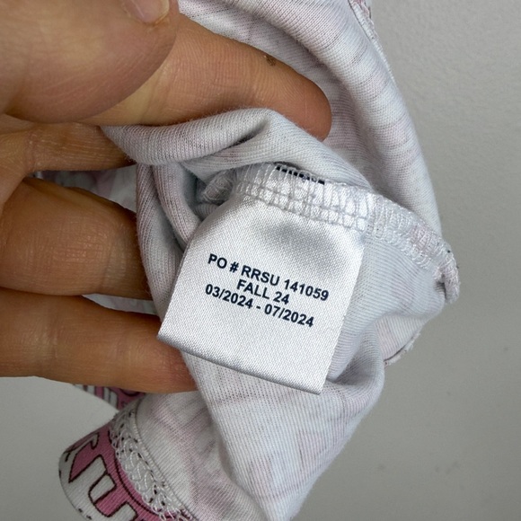 Roller Rabbit Hathi Polo Pajamas Womens XS Pink White Elephant Short Sleeve Pjs - Picture 10 of 16